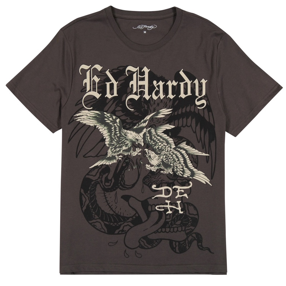 Ed Hardy Men's Black Graphic T-Shirt